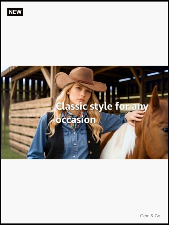 Classic Felt Wide Brim Cowboy Hat with Belt Buckle Retro Panama Rolled Up Unisex main image 4